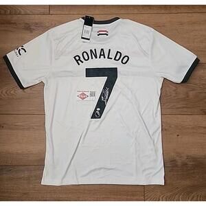 Cristiano Ronaldo Signed 2024/25 Manchester United No 7 Shirt w/ COA Adidas XL